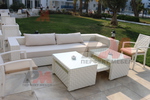 Вътрешна и външна мебел от бял или светъл ратан със страхотно качество и издръжливост